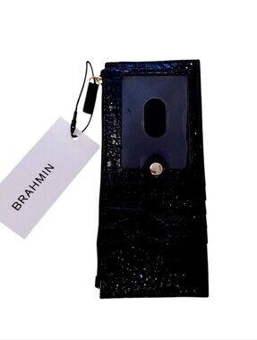 Brahmin "Melbourne" Croc-Embossed Key Card Cardholder*NWT*